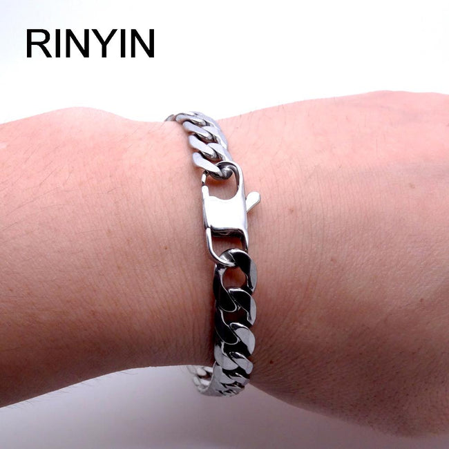 Stainless Steel Bracelet Chain Vintage Jewelry