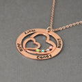 Personalized Name Necklace with Birthstone