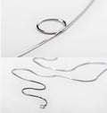 Sterling silver ladies snake necklaces jewelry gift