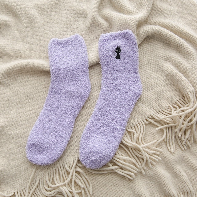 Embroidery CAT Deer Thickening women cotton