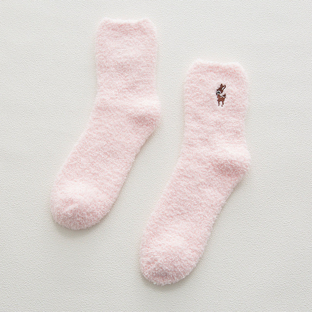 Embroidery CAT Deer Thickening women cotton