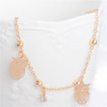 Butterfly charm anklet bracelet for women