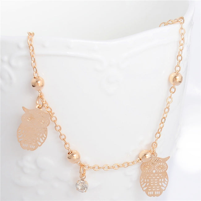 Butterfly charm anklet bracelet for women