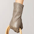 Genuine Leather Women Gloves Thermal Velvet
