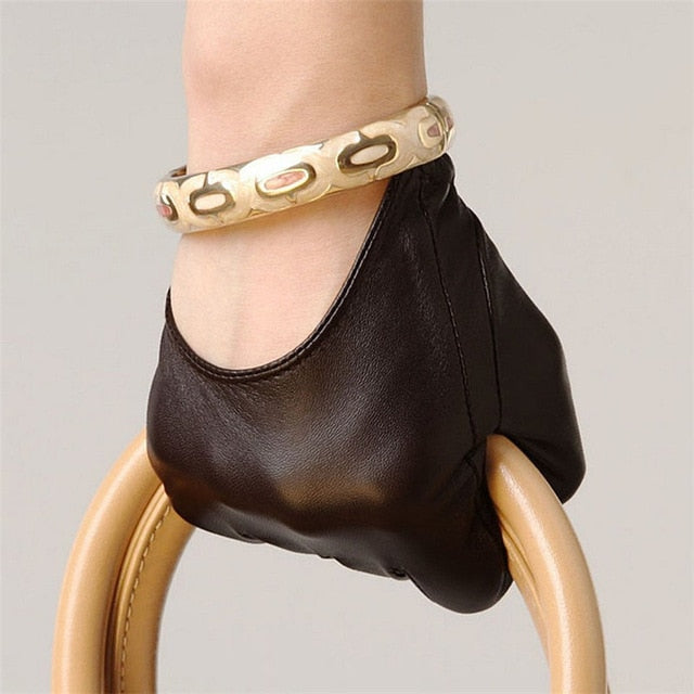 Genuine Leather Gloves Short Paragraph Fashion