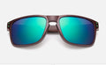 Wood Grain Sunglasses Men Vintage Eyewear