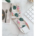Pattern Art Socks Women Korean Animal Cactus