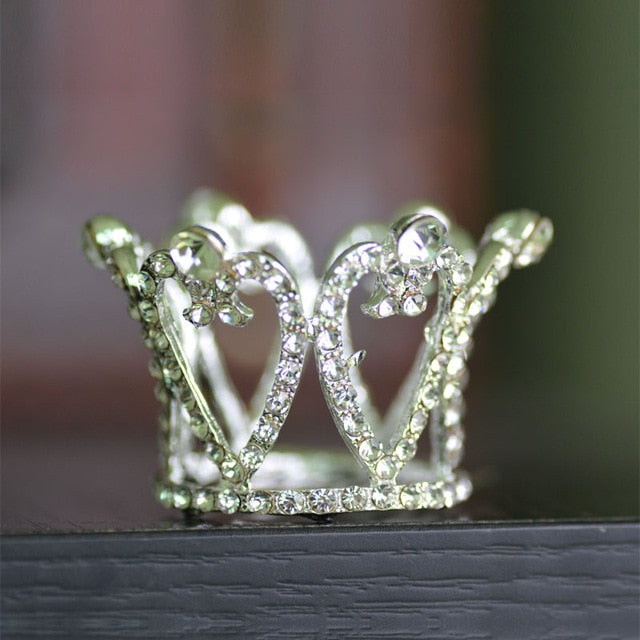 Hair Combs Clear Stone Crystal Mini Tiara