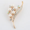 Fashion Jewelry Vintage Gold Brooch Pins Austria