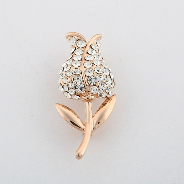 Fashion Jewelry Vintage Gold Brooch Pins Austria