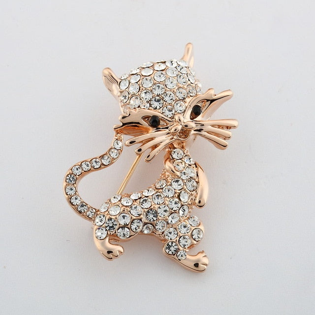 Fashion Jewelry Vintage Gold Brooch Pins Austria
