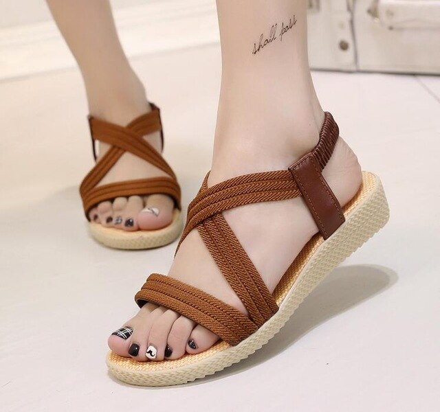 Sandals Comfortable Ladies Shoes Beach Gladiator