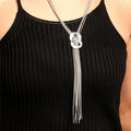 Sweater Accessories Round Circle Long Tassel