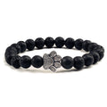 Natural Matte Black Lava Volcanic Stone Paw
