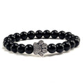 Natural Matte Black Lava Volcanic Stone Paw