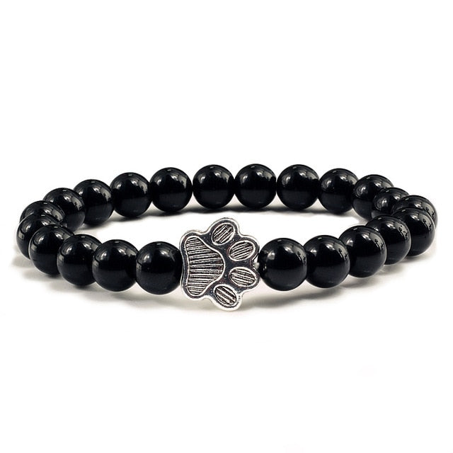 Natural Matte Black Lava Volcanic Stone Paw