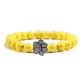 Natural Matte Black Lava Volcanic Stone Paw
