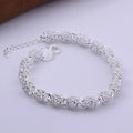 Silver color Jewelry Hollow Out Bead Bracelet Fashion
