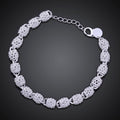 Silver color Jewelry Hollow Out Bead Bracelet Fashion