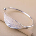 Sterling Silver Leaf Charm Bracelets & Bangles