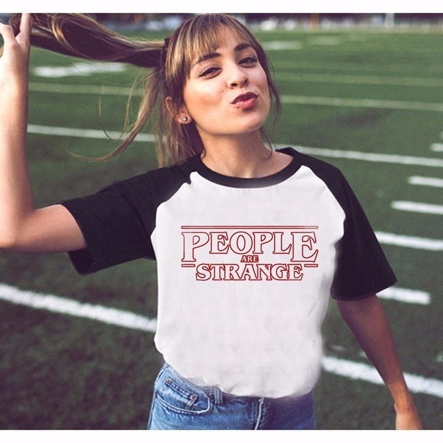 Novelty short sleeve design tshirt funny stranger