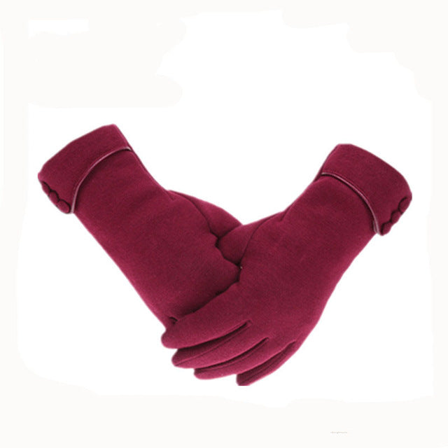 Autumn Winter Fashion Ladies Cashmere Gloves