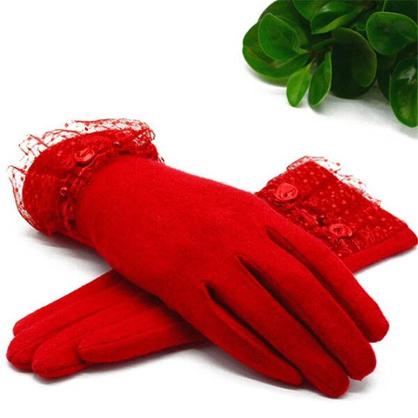 Autumn Winter Fashion Ladies Cashmere Gloves