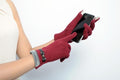 Outdoor Cashmere Gloves Warm Inverted Mitten
