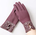 Outdoor Cashmere Gloves Warm Inverted Mitten