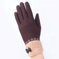 Outdoor Cashmere Gloves Warm Inverted Mitten