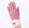 Outdoor Cashmere Gloves Warm Inverted Mitten