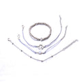 Handmade  Heart Ocean Map Bracelet Sets