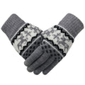Winter Knitted Gloves Christmas Deer Fashion