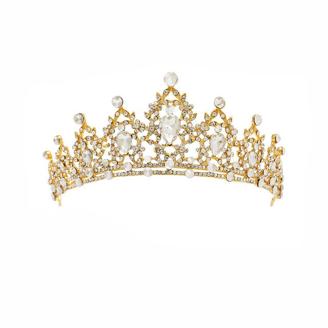 Crystal Bride Tiara For Rhinestone Crown Bridal