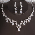 Set Silver Luxury Bridal Princess Crown Hair