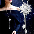 Fashion Chain Necklace for Women Silver
