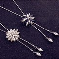 Fashion Chain Necklace for Women Silver