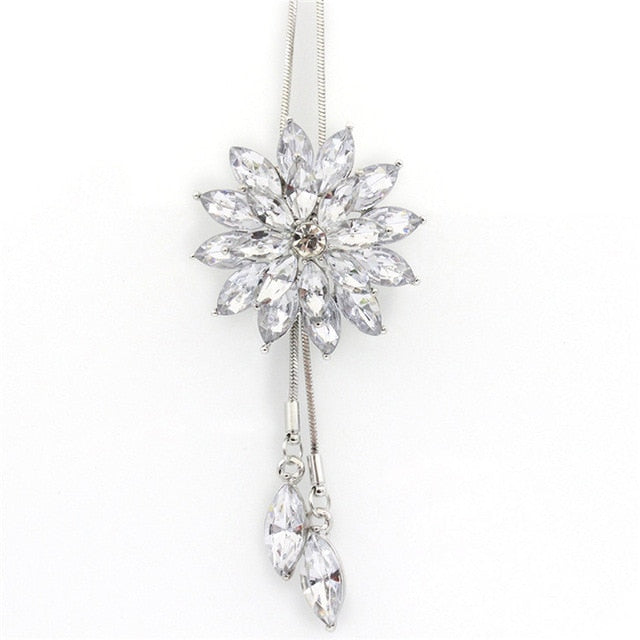 Fashion Chain Necklace for Women Silver