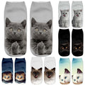 Cat Design Fashion Unisex Christmas Gift Socks