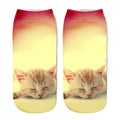Cat Design Fashion Unisex Christmas Gift Socks