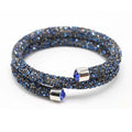 Single Circle Crystal  Rhinestones Cuff Multi-layer