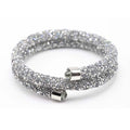 Single Circle Crystal  Rhinestones Cuff Multi-layer