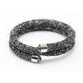 Single Circle Crystal  Rhinestones Cuff Multi-layer