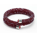 Single Circle Crystal  Rhinestones Cuff Multi-layer
