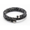 Single Circle Crystal  Rhinestones Cuff Multi-layer