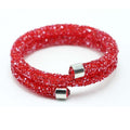 Single Circle Crystal  Rhinestones Cuff Multi-layer