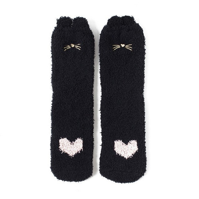 Embroidery CAT Deer Thickening women cotton