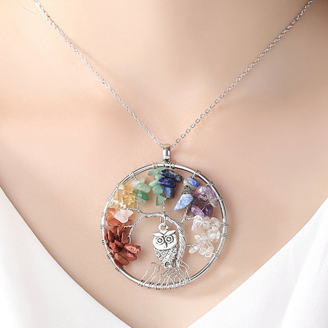 Handmake Multi-color Natural Stones and Minerals Life