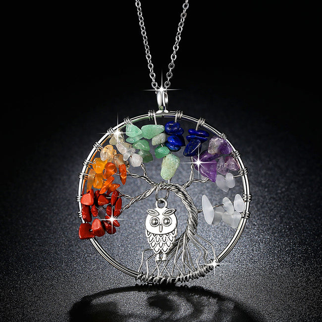 Handmake Multi-color Natural Stones and Minerals Life