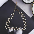 Statement Necklace Charm Simulated Pearl